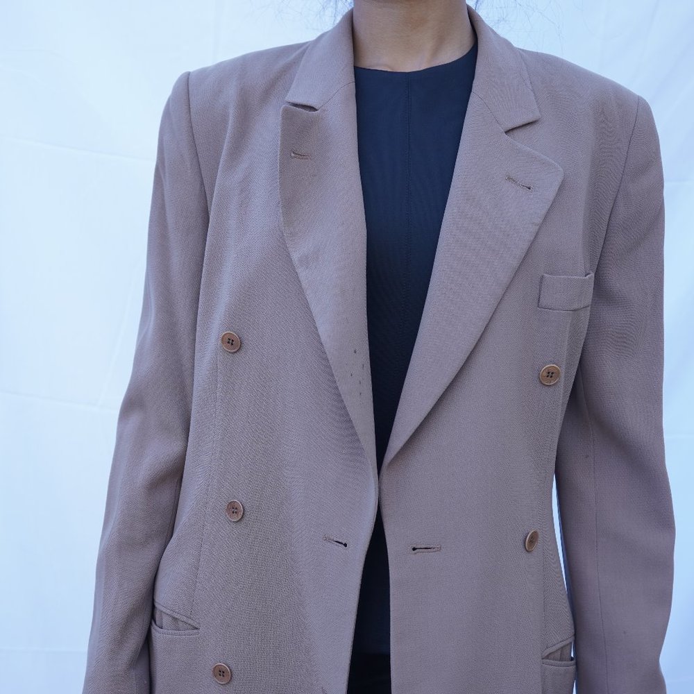 Tan Calvin Klein Trench coat